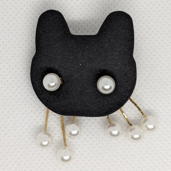 Pearl front/back earrings - Picture 1 of 2